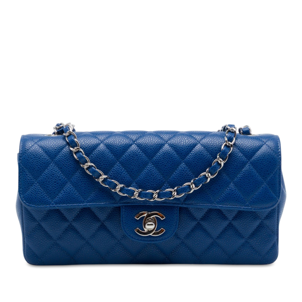 Pre-Loved Chanel Classic Caviar East West Single Flap